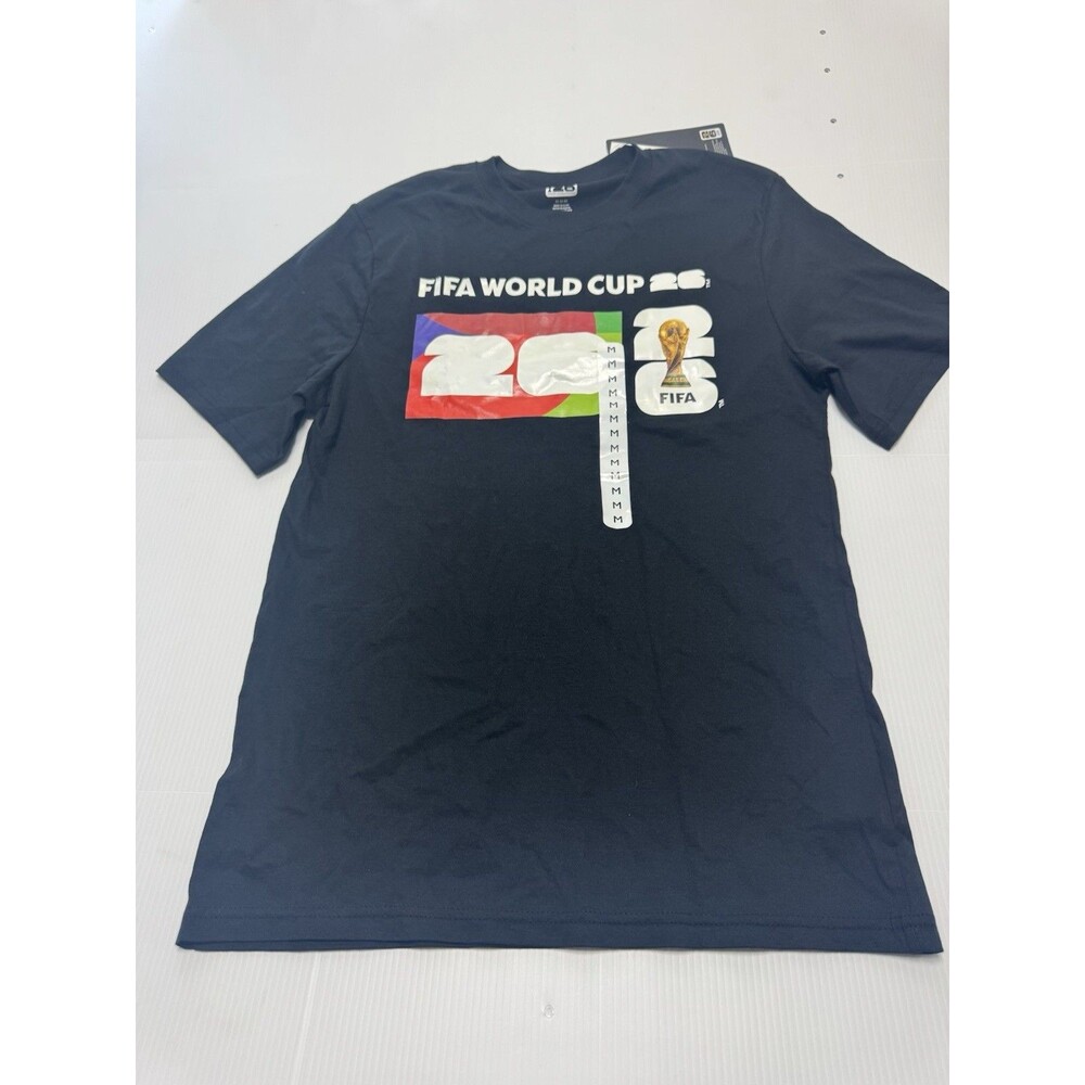 FIFA World Cup 2026 Men’s T-Shirt Size M Navy Blue Official Licensed NWT